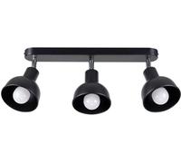 Sollux Lighting Lámpara de techo Elba SL.1318 3x15 W negro