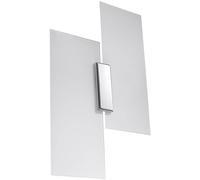 Sollux Lighting Fabiano lámpara de pared 2x60 W blanco-cromo SL.0197