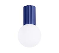 Sollux Lighting Lámpara de techo plafón Ultramarine Halo - aluminio y cristal - bombilla LED