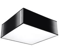 Sollux Lighting Horus plafón 1x60 W negro SL.0142