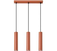 Sollux Lighting Lagos lámpara colgante 3x10 W rojo SL.1491