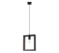 SOLLUX lighting - Lámpara colgante Aries - Lámpara colgante elegante - Larga duración - Diseño atractivo - E27, 1x max 15W LED, ~230V, 50Hz - Wenge