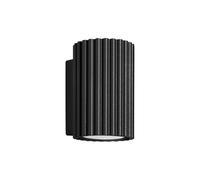 SOLLUX lighting Lámpara de Pared - Aplique Pared Interior - en Aluminio - 1 Pantalla - 6,5 x 8,5 x 10 cm - Karbon Negro