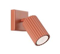 Sollux Lighting Lámpara de pared interior Karbon SL.1635 1x10 W aluminio 1 pantalla rojo