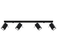 Sollux Lighting Merida lámpara de techo 4x40 W negro SL.0459