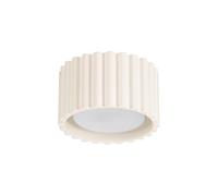 Sollux Lighting Lámpara de techo plafón Beige Aura – foco de aluminio, 1 llama, bombilla LED