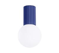 Sollux Lighting Lámpara de techo plafón Ultramarine Halo - aluminio y cristal - bombilla LED