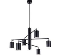 Sollux Lighting Lemmi lámpara colgante 6x10 W negro SL.1207