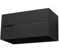 Sollux Lighting Lobo Maxi lámpara de pared 2x40 W negro SL.0530