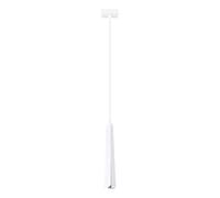 SOLLUX lighting - Luminaria Colgante PRYSM - Luminaria Decorativa - Lámpara LED - Bajo Consumo - G9, 1x max 8W LED, ~230V, 50Hz, IP20 - Blanco - 8x8x120cm