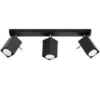 Sollux Lighting Merida lámpara de techo 3x40 W negro SL.0101