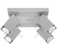 Sollux Lighting Merida lámpara de techo 4x40 W gris SL.0458