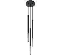 Sollux Lighting Lámpara colgante Mozaica SL.0887 3x40 W negro-cromo
