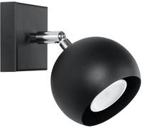 Sollux Lighting Oculare lámpara de pared 1x40 W negro SL.0443