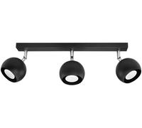 Sollux Lighting Oculare lámpara de techo 3x40 W negro SL.0445