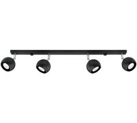 Sollux Lighting Oculare lámpara de techo 4x40 W negro SL.0447