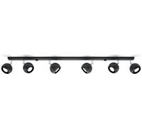 Sollux Lighting Oculare lámpara de techo 6x40 W negro SL.0448
