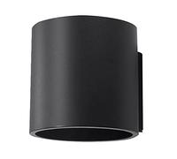 Sollux Lighting Lámpara de pared Orbis SL.0048 – aluminio, 1x40 W G9, negro