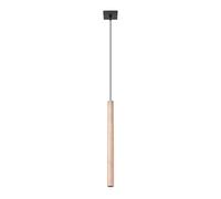 SOLLUX lighting PASTELO 1 Lámpara colgante de madera de 1 bombilla para colgar en la mesa de comedor - Casquillo G9 - Bombilla no incluida - Lámparas y luminarias colgantes - 3,5x3,5x120cm