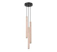 Sollux Lighting Lámpara colgante Pastelo SL.1268 3x8W negro-madera, casquillo G9