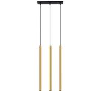 Sollux Lighting Pastelo lámpara colgante 3x8 W negro-oro SL.1196