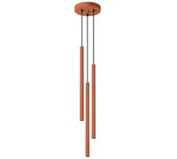 Sollux Lighting Pastelo lámpara colgante 3x8 W rojo SL.1527