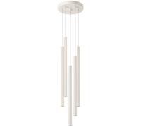 Sollux Lighting Pastelo lámpara colgante 5x8 W beige SL.1516