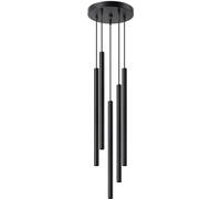 Sollux Lighting lámpara colgante Pastelo SL.1176 5 bombillas G9 5x8 W negro