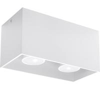 Sollux Lighting Quad Maxi lámpara de techo 2x40 W blanco SL.0380