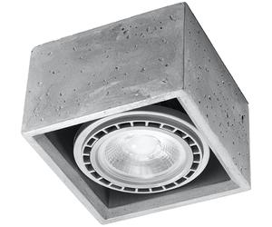 Sollux Lighting Quatro lámpara de techo 1x40 W gris SL.0883
