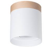 Sollux Lighting Rif lámpara de techo 1x10 W blanco-madera SL.1348