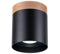 Sollux Lighting Rif lámpara de techo 1x10 W negro-madera SL.1349