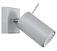 Sollux Lighting Lámpara de pared Ring SL.0449 1x40 W gris