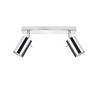 Sollux Lighting Ring lámpara de techo 2x40 W cromo SL.0728
