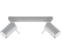 Sollux Lighting Ring lámpara de techo 2x40 W gris SL.0450