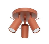 Sollux Lighting Lámpara de techo Ring SL.1509 3 focos orientables 3x10W Rojo Ocre