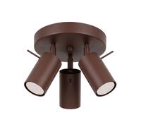 Sollux Lighting Ring plafón 3x10 W marrón SL.2198