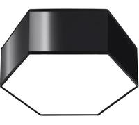 Sollux Lighting Sunde plafón 2x60 W blanco-negro SL.1059