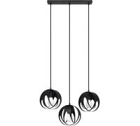 Sollux Lighting Tulos lámpara colgante 3x60 W negro SL.1089