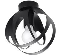 Sollux Lighting Tulos lámpara de techo 1x60 W negro SL.1086