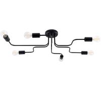 Sollux Lighting Vector lámpara de techo 6x15 W negro SL.1447