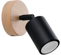 Sollux Lighting Verdo lámpara de pared 1x10 W negro-madera SL.1290