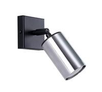 Sollux Lighting Winx lámpara de pared 1x10 W negro-cromo SL.1366
