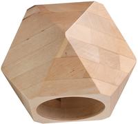 Aplique de pared WOODY, madera natural, 1xG9, 8W, madera, 12x14x12 cm, marca Sollux Lighting