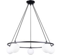 Sollux Lighting Yoli lámpara colgante 5x8 W negro SL.1214