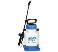 Solo Pulverizador a presión 305 A, 5 litros, para Productos de Limpieza ácidos, Rango de pH 1-7, con Soporte, Color Azul y Blanco
