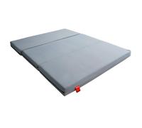 SoloDuerme - Colchón Plegable para Citroen Berlingo con núcleo HR + Acolchado Viscoelástico | Fabricado a Medida | Incluye Cremallera desenfundable (Gris, 5cm Grosor + HR 25KG/m3)