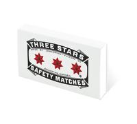 Solstickan Design Repuesto de cerillas Three Stars 50-pack Blanco