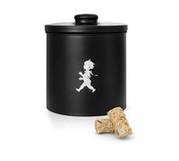 Solstickan Design Tarro de almacenamiento con tapa Solstickan Ø17 cm Negro