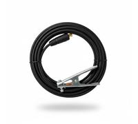 Solter Conjunto de Masa 5 m Ø25 mm² - Pinza de chapa Profesional con Conector Dinse 35-50 - Accesorio Soldadura MMA para Conexión Segura y Alto Rendimiento